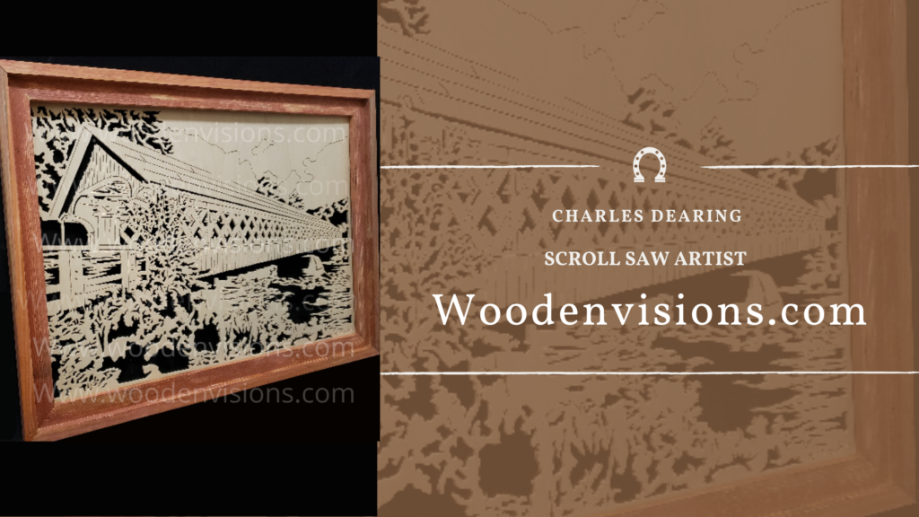 Covered Bridge Scroll Art – Wooden Visions