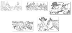 Pattern Bundle 145- Misc Cowboys