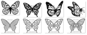 Pattern Bundle 195- Butterflies