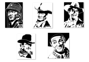 Pattern Bundle 23- John Wayne