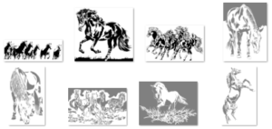 Pattern Bundle 234- Horses