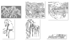 Pattern Bundle 235- Horses