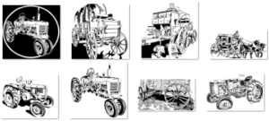 Pattern Bundle 317- Tractors And Wagons