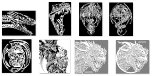 Pattern Bundle 88- Dragons