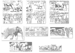 Pattern Bundle 90- Elephants