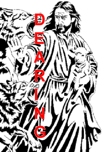Jesus Protecting Lamb From Wolves 2