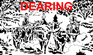 Longhorn Cattle Drive Scene 2